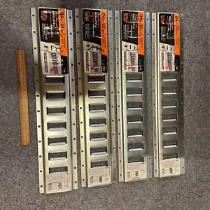 4 Pack 2' E-Track Horizontal Rail Galvanized Made in USA for Truck Trailer Cargo - Picture 1 of 4