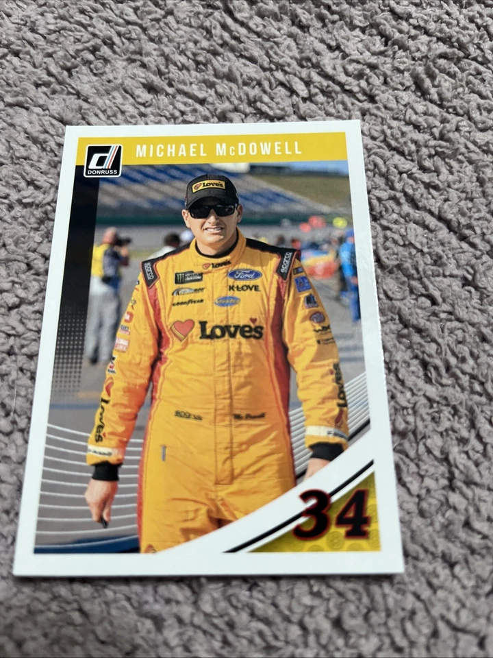 2019 Panini Donruss Racing Base #45 Michael McDowell - Image 1 of 1