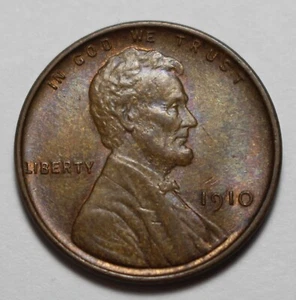 1910 Lincoln Wheat Cent M1636 - Bild 1 von 2