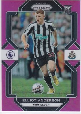 2022-23 Panini Prizm EPL Pink Prizm #182 Elliot Anderson Newcastle RC 052/199 - Image 1 of 2