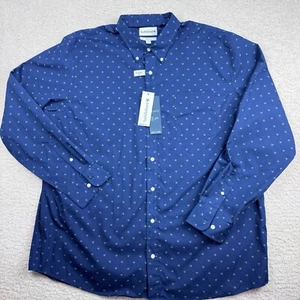 Saddlebred Big & Tall klassische Passform Herrenhemd Gr. XLT blau Mistelzweig formell - Bild 1 von 17