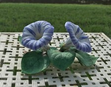 Vintage 1990's Morning Glory Lenox Porcelain Flower Figurine Sculpture