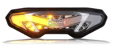 Luz trasera de freno integrada LED transparente para Yamaha FZ09 FZ 09 FZ-09 2016 Foto 1 de 4