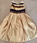 Joan Calabrese Girl's GOLD SATIN SPECIAL OCCASION Dress Size 5