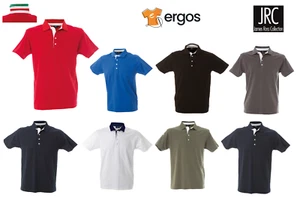 JRC POLO RICCIONE Maglietta Mezza Manica Corta Colletto Italia 100% Cotone Uomo - Imagen 1 de 12