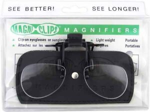Clip-on Flip Magnifying Glass Lenses +2.50 Strength Crafters Sewing