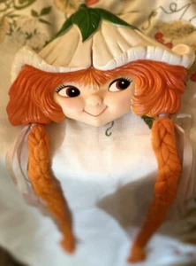 Victoria Plum W.N. Sharpe Wall Art With Orange Pigtails With Pink Ribbons - Picture 1 of 19