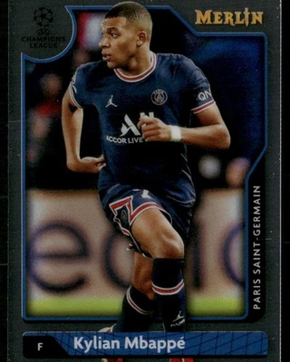 2022 MERLIN UEFA CHAMPIONS LEAGUE KYLIAN MBAPPÉ PARIS SAINT-GERMAIN #100 - Image 1 of 2