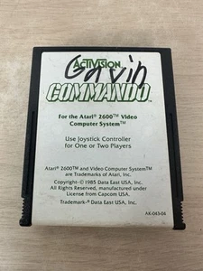 Commando - Atari 2600 Video Game Cartridge Only - Activision - Tested & Working - Picture 1 of 6