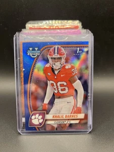 2024 Bowman University Chrome - Khalil Barnes rifrattore blu #/199 (RC) - Foto 1 di 1