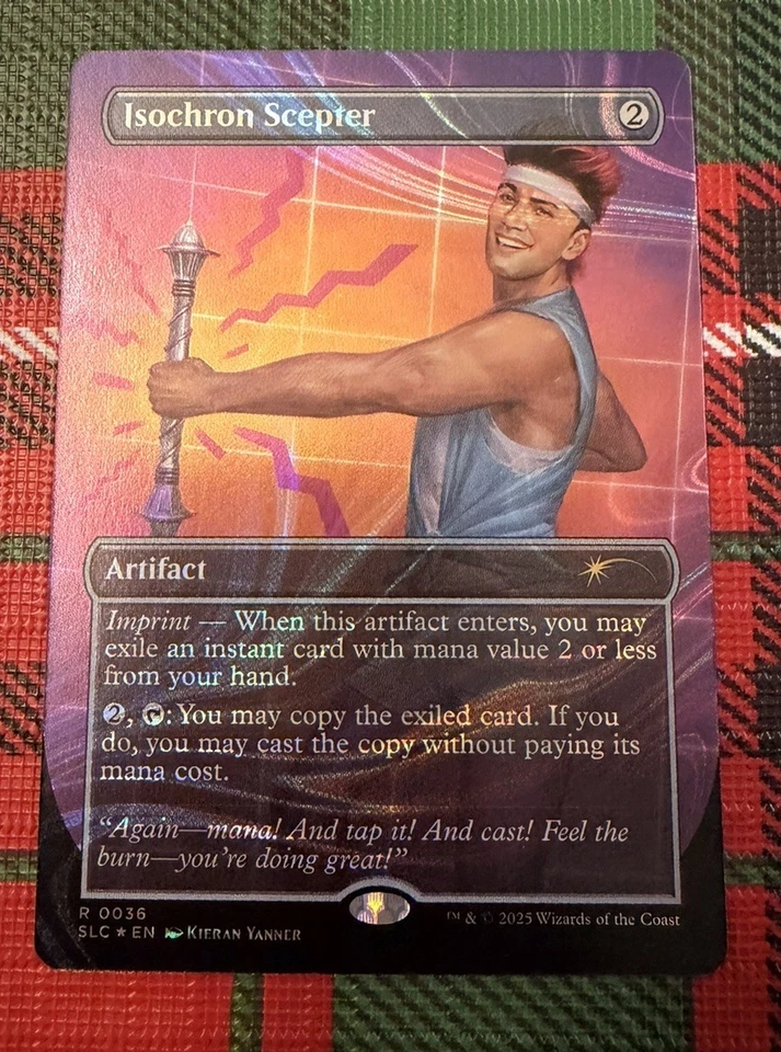 Isochron Scepter (Halo Foil) #0036, SLC, Secret Lair: An Encyclopedia of Magic - Image 1 of 2