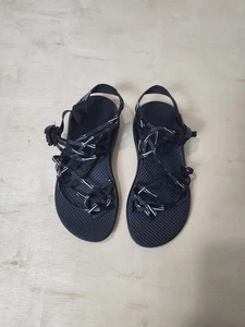 Sandalias para mujer talla: 9 Chaco ZX/3 punta dispersa lazo blanco y negro - Imagen 1 de 15