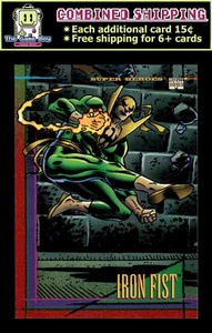 1993 SkyBox Marvel Universe #88 Iron Fist - Picture 1 of 2