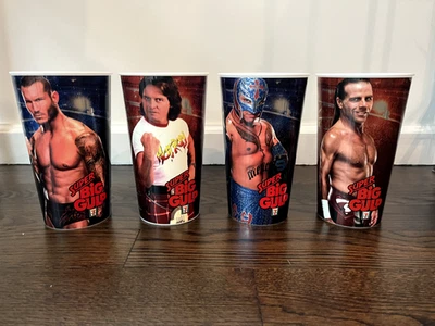 Juego completo de 4 tazas Super Big Gulp coleccionables WWE All Stars 2011 7-Eleven Foto 1 de 2