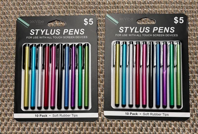 Multicolor Universal Stylus Pen for Tablet, Phone, Laptop/ 2 - 10 Packs - Image 1 of 4