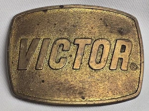 Gürtelschnalle VICTOR USA Made Brass - Bild 1 von 2