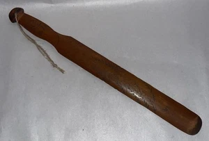 Victorian Antique Wooden Page Turner With A Simplistic Etched Design 31cm Long - Picture 1 of 12
