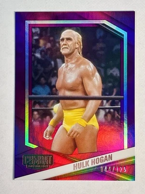 Antología de combate Hulk Hogan Panini 2025 ~ lámina púrpura ~ #44/125 💥 #20 Foto 1 de 4