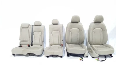 Full Set Of Leather Seats Q1A Gray OEM 2009 2010 2011 2012 Audi Q5 - Image 1 of 4