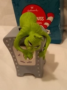 Vintage A Dr Seuss Safe Coin Bank Ltd Ed Porcelain Figurine 2000 Hallmark w/ Box - Picture 1 of 10