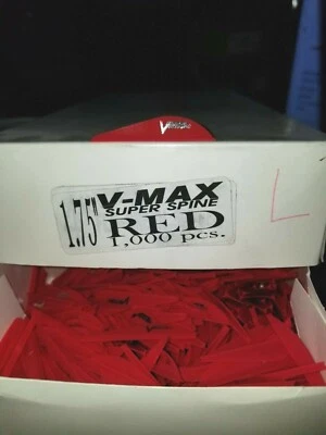 Paquete de 150 paletas V-Max 1,75" Super Spine Fletchings 9 opciones de color Foto 1 de 4