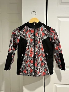 Lands End Hooded Jacket Kids Size S (7) Insulated Hooded Zip Pockets EUC - Picture 1 of 7