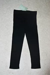H&M Girls' Black Full Length Leggings - Size 5T - Picture 1 of 2