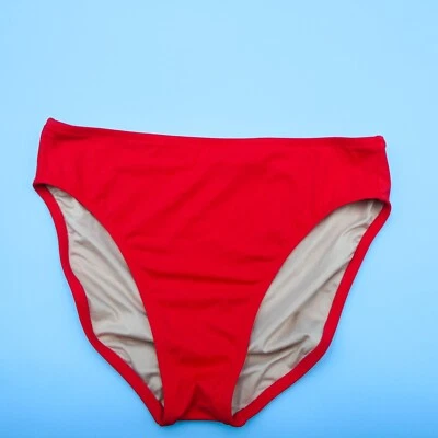 Bikini hipster brasileño de cintura alta rojo grande Victorias Secret Foto 1 de 4