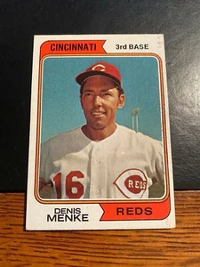 1974 TOPPS BASEBALL #134 DENIS MENKE!! $1 SHIPPING!! - Picture 1 of 2