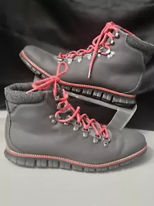 COLE HAAN ZERØGRAND Men's Size 9 M Leather Water Resistant Hiking Boots - Picture 1 of 8