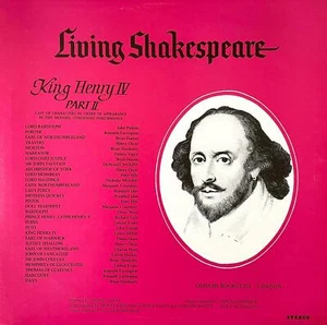 V/A - Living Shakespeare: King Henry IV Part II (LP) (VG/EX) - Picture 1 of 1