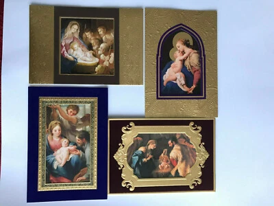 CHRISTMAS LUXURY CARDS 20cmx14cm   8''x5.5'' with envelopes. - Image 1 of 4
