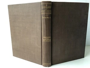 Library of Universal Literature Part III Vol 4 1900 Orations of Great Britain - Picture 1 of 6