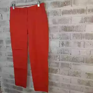 J. Crew Stretch City Fit Orange Hose Gr. 0 - Bild 1 von 5