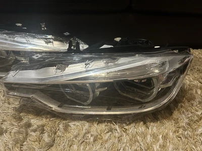 GENUINE BMW 3 SERIES F30 LED HEADLIGHT PASSENGER SIDE LEFT 2016 2017 2018 2019 — 第 1/4 张图片