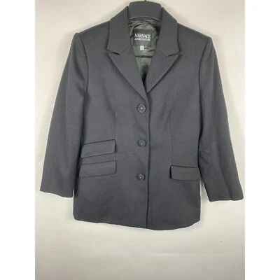 Jaqueta blazer Versace Jeans Couture peito único 3 botões feminina 30/44 A114 - Imagem 1 de 4