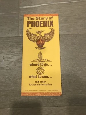 Folleto de colección The Story of Phoenix con información de Arizona de 1970 Foto 1 de 4