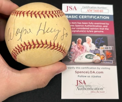 Wayne Huizenga Hand Signed Autographed Rawlings Baseball JSA/COA WM AA 93024 - Image 1 of 4