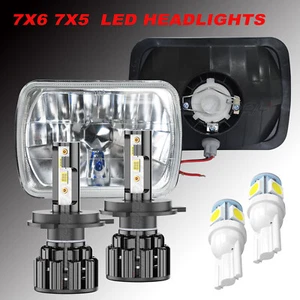 For Toyota Pickup 82-1995 Tacoma 4Runner 84-1991 5x7 7x6 H4 LED Headlights Pair - Picture 1 of 24