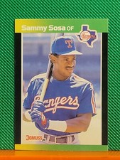 1989 Donruss Best #324 Sammy Sosa XRC 