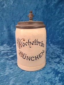 Vtg Old Brewery Jug Kochelbräu Munich Beer Stein Rare - circa 1888 - 1922 - Picture 1 of 9
