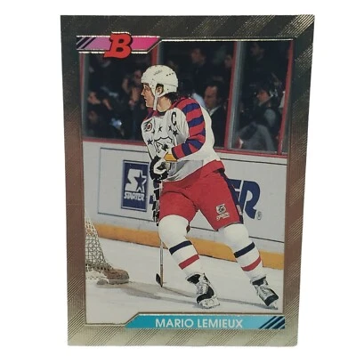 1992-93 Bowman Foil | Mario Lemieux | #233 | Pittsburgh Penguins - Image 1 of 2