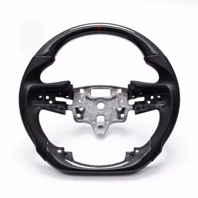 Volante de fibra de carbono para Chevrolet Silverado 1500 2500 3500 con calefacción 20+ Foto 1 de 4