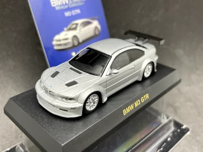 Kyosho 1/64 BMW&MINI collection M3 GTR Silver diecast model car 56E2 - Image 1 of 4