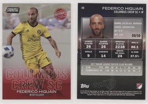 2018 Topps Stadium Club MLS Members Only /50 Federico Higuain #49