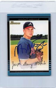 2002 Bowman #406 Macay McBride Braves Signed Auto *H6054