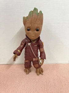Marvel Guardians Of The Galaxy Vol 2 Ravager Outfit Baby Groot 10” Toy No Box - Picture 1 of 11