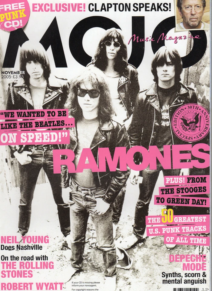 Mojo #144 November 2005 - Ramones, Eric Clapton, Neil Young, Depeche Mode - Image 1 of 1