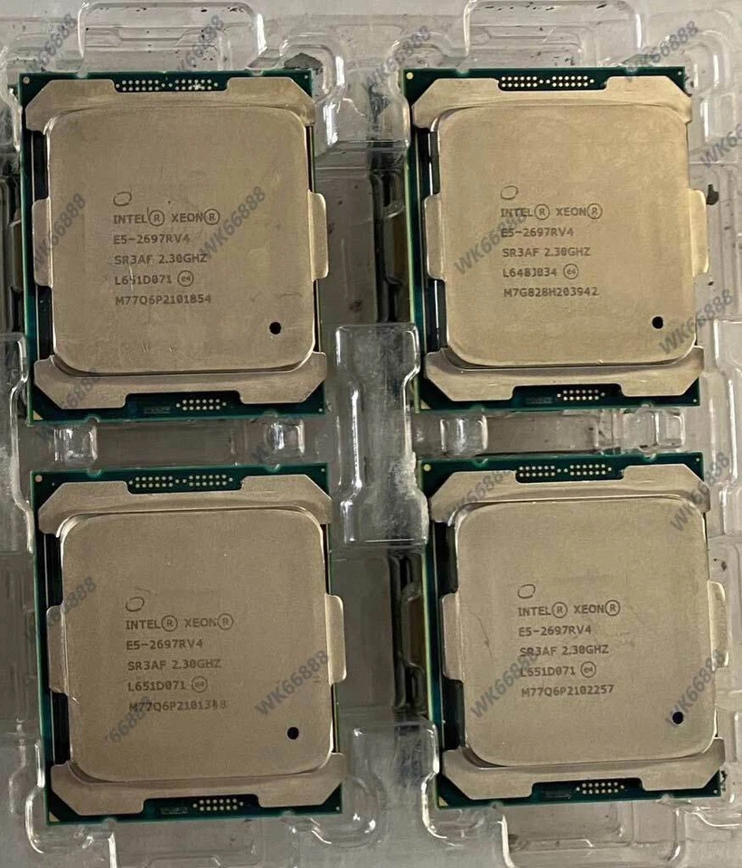 Intel Xeon E5-2697R V4 SR3AF 18-core 2.30GHz LGA2011-3 X99 server CPU processor - Image 1 of 1