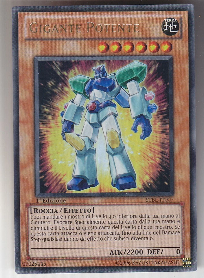 Yu-GI-OH Gigante Potente Ultra Rare italienisch Energieriese - Bild 1 von 1